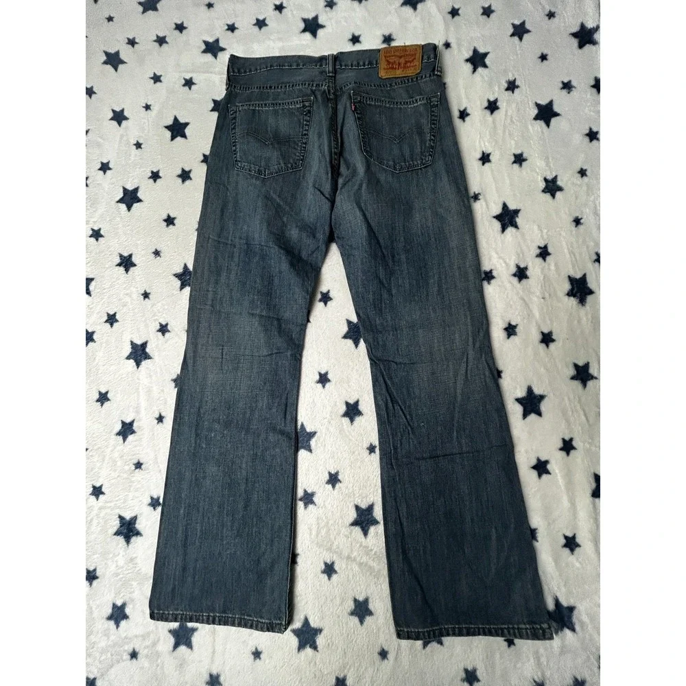 Levi's 527 Jeans Mens 34x30 Blue Bootcut Medium Wash Denim Pants